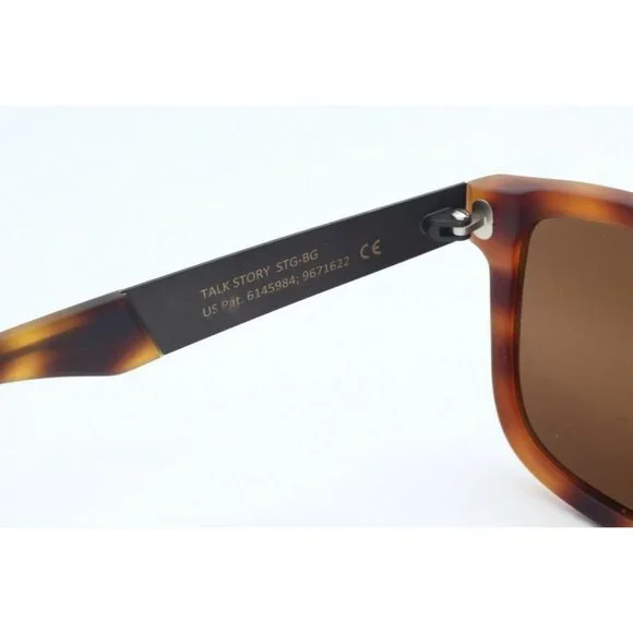 New Maui Jim Talk Story MJ 779-10ml Tortoise Sunglasses Brown Polarized Lens… - Picture 6 of 8